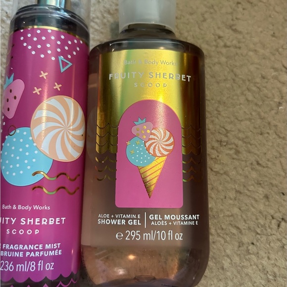 NEW Bath and Body Works Fruity Sherbet Scoop Body Set - Picture 3 of 3